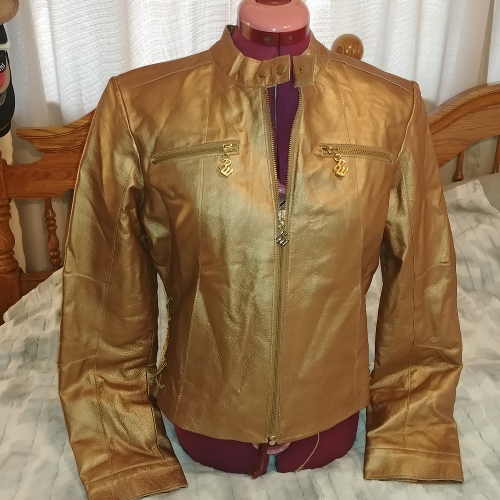 Rocawear genuine leather jacket